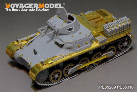 Voyager Model PE35289 1/35 WWII German Panzer I Ausf. B (DAK Version) Basic Photo-Etched Set (for Dragon 6207)