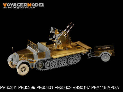 Voyager Model PE35299 1/35 WWII German Sd.Kfz.7/1 Part 1 (Dragon 6525)