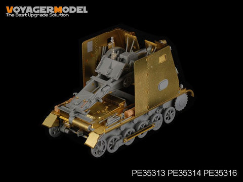 Voyager Model PE35313 1/35 WWII German 150mm s.I.G.33 on Panzer I Chassis – Basic Photo-Etched Set (for Dragon 6259)