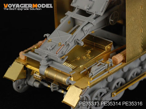 Voyager Model PE35313 1/35 WWII German 150mm s.I.G.33 on Panzer I Chassis – Basic Photo-Etched Set (for Dragon 6259)