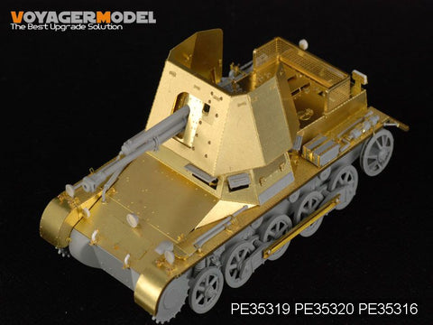 Voyager Model PE35319 1/35 WWII German Panzer I 47mm Anti-Tank Self-Propelled Gun Basic Set (Dragon 6230)