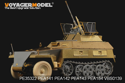 Voyager Model PE35322 1/35 WWII German Sd.Kfz.250/9 Neu "Recon" (Dragon 6425/6106)