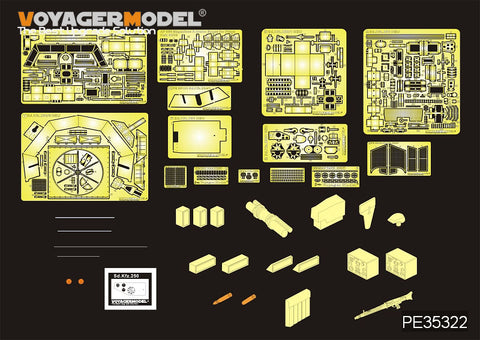 Voyager Model PE35322 1/35 WWII German Sd.Kfz.250/9 Neu "Recon" (Dragon 6425/6106)