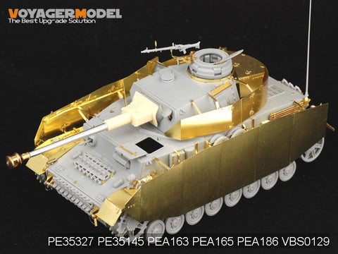 Voyager Model PE35327 1/35 WWII German Panzer IV Ausf. H (Late) / J (Early) Photo-Etched Set (for Dragon 6300/6549)