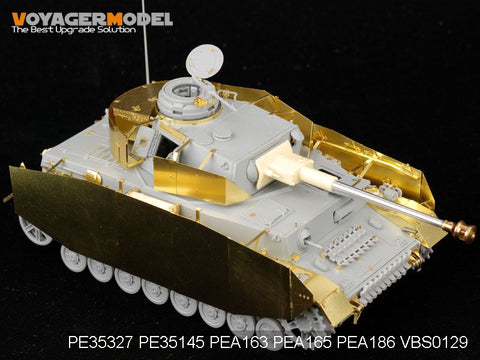 Voyager Model PE35327 1/35 WWII German Panzer IV Ausf. H (Late) / J (Early) Photo-Etched Set (for Dragon 6300/6549)