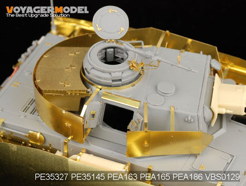 Voyager Model PE35327 1/35 WWII German Panzer IV Ausf. H (Late) / J (Early) Photo-Etched Set (for Dragon 6300/6549)