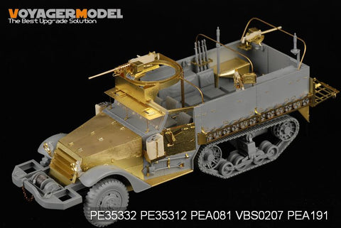 Voyager Model PE35332 1/35 WWII US M3A1 Half-track (Dragon 6332)
