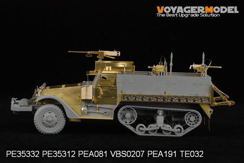 Voyager Model PE35332 1/35 WWII US M3A1 Half-track (Dragon 6332)