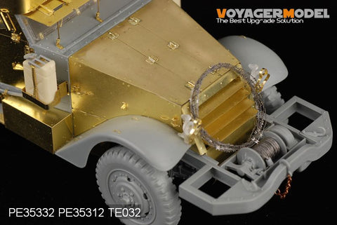 Voyager Model PE35332 1/35 WWII US M3A1 Half-track (Dragon 6332)