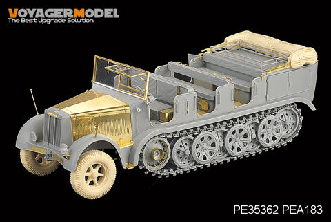 Voyager Model PE35362 1/35 WWII German Sd.Kfz.7 8t Half-track Early Production (Dragon 6466)