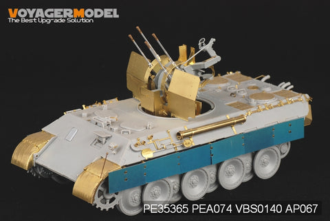 Voyager Model PE35365 1/35 WWII German Panther Ausf. D with Flak 38 Quadruple Anti-Aircraft Gun (Dragon 6626)