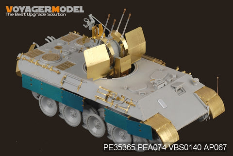 Voyager Model PE35365 1/35 WWII German Panther Ausf. D with Flak 38 Quadruple Anti-Aircraft Gun (Dragon 6626)