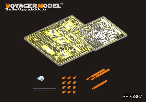 Voyager Model PE35367 1/35 WWII German Steyr RSO Mounted with 75mm Pak 40/4 Basic Set (Rivets Included) (for Dragon 6640)