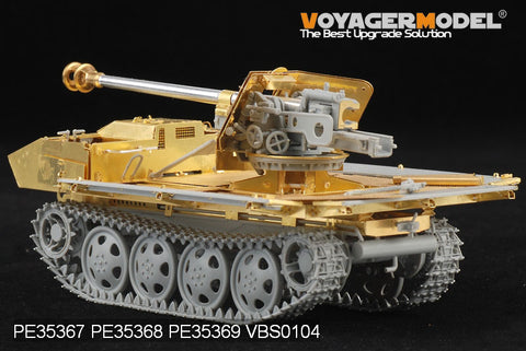 Voyager Model PE35367 1/35 WWII German Steyr RSO Mounted with 75mm Pak 40/4 Basic Set (Rivets Included) (for Dragon 6640)