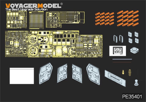 Voyager Model PE35401 1/35 Modern USMC Humvee M1114 Frag 5 with Smoke Dischargers (Bronco 35080/35092)