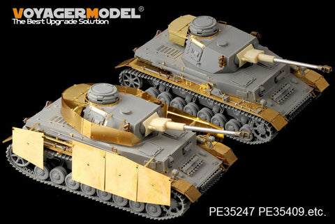 Voyager Model PE35409 1/35 WWII German Panzer IV Ausf. G with Smoke Dischargers – Basic Photo-Etched Set (for Dragon)