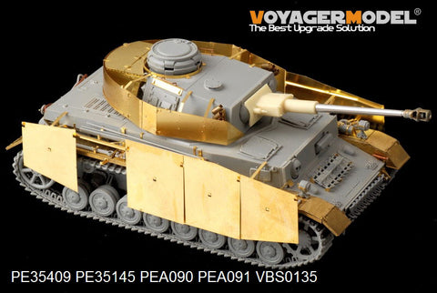 Voyager Model PE35409 1/35 WWII German Panzer IV Ausf. G with Smoke Dischargers – Basic Photo-Etched Set (for Dragon)