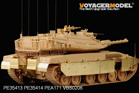 Voyager Model PE35413 1/35 Modern Merkava Mk.IV LIC Main Battle Tank with Chain Armor (Academy 13227)