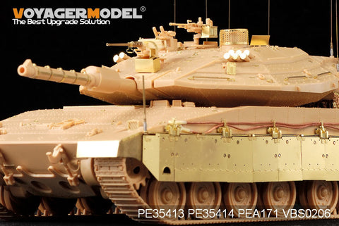 Voyager Model PE35413 1/35 Modern Merkava Mk.IV LIC Main Battle Tank with Chain Armor (Academy 13227)