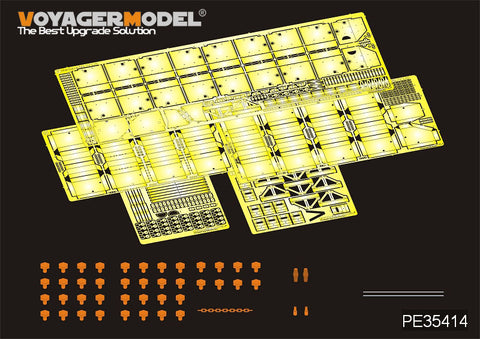 Voyager Model PE35414 1/35 Modern Merkava Mk.IV LIC Main Battle Tank Side Skirts (Academy 13227)