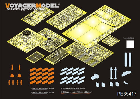 Voyager Model PE35417 1/35 Modern USMC M1A1 TUSK I Abrams Basic Set (Dragon 3535)