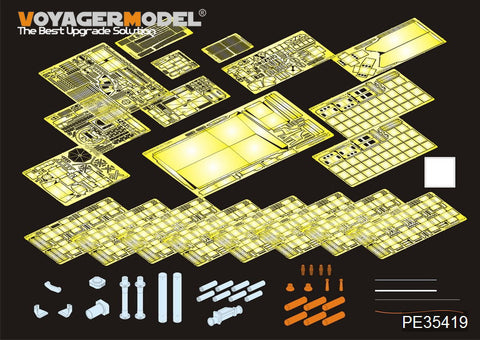 Voyager Model PE35419 1/35 Modern US M1A2 TUSK II Abrams Basic Photo-Etched Set (for Dragon 3536)