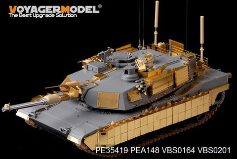 Voyager Model PE35419 1/35 Modern US M1A2 TUSK II Abrams Basic Photo-Etched Set (for Dragon 3536)