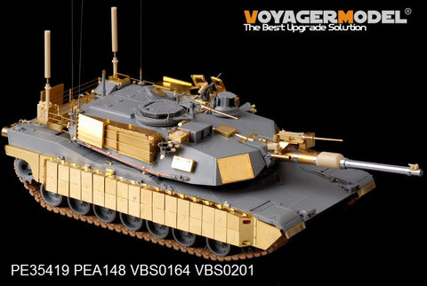 Voyager Model PE35419 1/35 Modern US M1A2 TUSK II Abrams Basic Photo-Etched Set (for Dragon 3536)