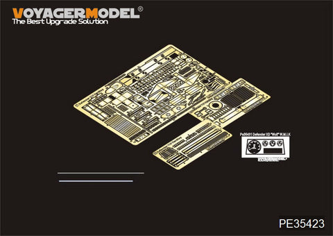 Voyager Model PE35423 1/35 Modern British Defender 110 Hard Top (HobbyBoss 82448)