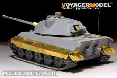 Voyager Model PE35426 1/35 WWII German King Tiger (Porsche Turret) V1 (for Takom 2096)