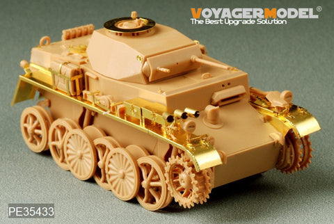 Voyager Model PE35433 1/35 WWII German Panzer I Ausf. C (VK601) with Smoke Dischargers (HobbyBoss 82431)