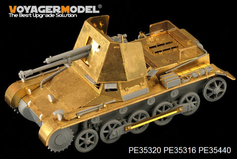 Voyager Model PE35440 1/35 WWII German Panzerjäger I 47mm Anti-Tank Self-Propelled Gun (Early Version) Basic Set (Dragon 6230)