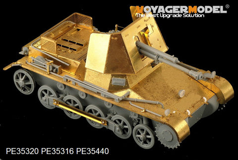 Voyager Model PE35440 1/35 WWII German Panzerjäger I 47mm Anti-Tank Self-Propelled Gun (Early Version) Basic Set (Dragon 6230)