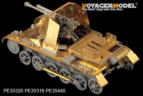 Voyager Model PE35440 1/35 WWII German Panzerjäger I 47mm Anti-Tank Self-Propelled Gun (Early Version) Basic Set (Dragon 6230)
