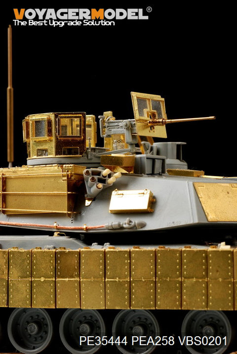 Voyager Model PE35444 1/35 Modern US M1A2 Abrams TUSK I Late Version Basic Photo-Etched Set (for Dragon 3636)