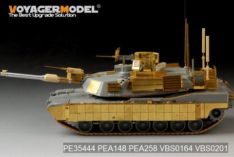 Voyager Model PE35444 1/35 Modern US M1A2 Abrams TUSK I Late Version Basic Photo-Etched Set (for Dragon 3636)