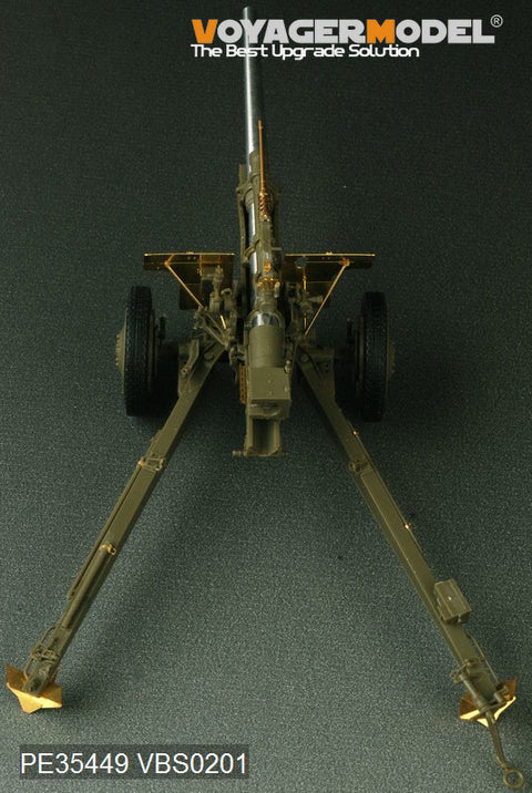 Voyager Model PE35449 1/35 WWII US 3-inch M5 Anti-Tank Gun / M1 105mm Howitzer with M2A1 Carriage 2-in-1 (AFV Club 35S64/35160)