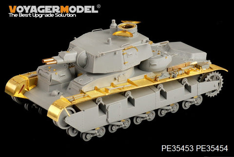 Voyager Model PE35453 1/35 WWII German Neubaufahrzeug (Production Vehicles Nos. 3–5) Photo-Etched Set (for Trumpeter 05529)
