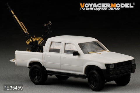 Voyager Model PE35459 1/35 Modern Pickup Truck with ZPU-1 Anti-Aircraft Gun (Meng Model VS-001)
