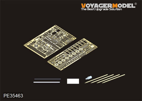 Voyager Model PE35463 1/35 WWII German Neubaufahrzeug Rheinmetall Turret Photo-Etched Set (for Trumpeter 05528)