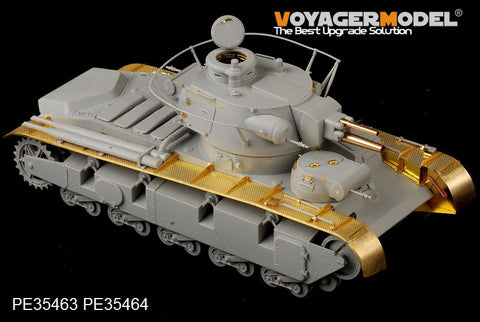 Voyager Model PE35463 1/35 WWII German Neubaufahrzeug Rheinmetall Turret Photo-Etched Set (for Trumpeter 05528)