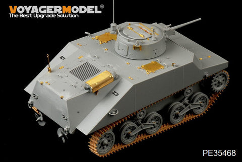 Voyager Model PE35478 1/35 WWII US M24 Chaffee (Early Version) Light Tank Fender Skirts (for Bronco 35069)