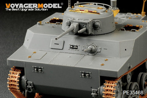 Voyager Model PE35478 1/35 WWII US M24 Chaffee (Early Version) Light Tank Fender Skirts (for Bronco 35069)