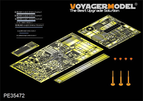 Voyager Model PE35472 1/35 Modern Russian BTR-60PU Radio Command Vehicle Photo-Etched Set (for Trumpeter 01576)