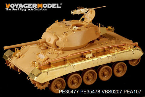 Voyager Model PE35477 1/35 WWII US M24 Chaffee (Early Production) Light Tank Basic Set (Bronco 35069)