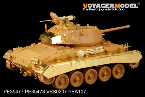 Voyager Model PE35477 1/35 WWII US M24 Chaffee (Early Production) Light Tank Basic Set (Bronco 35069)
