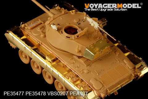 Voyager Model PE35477 1/35 WWII US M24 Chaffee (Early Production) Light Tank Basic Set (Bronco 35069)