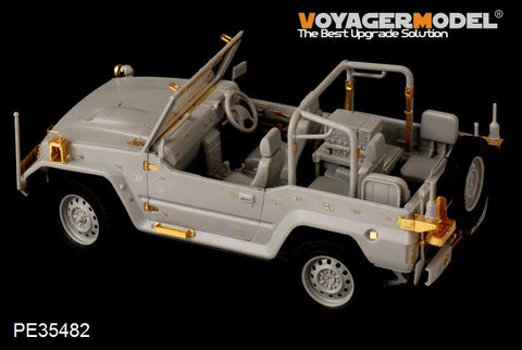 Voyager Model PE35482 1/35 JGSDF Type 73 Light Truck (New Model) Photo-Etched Parts Set (for Monochrome/Trumpeter)