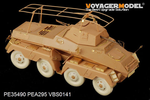 Voyager Model PE35490 1/35 WWII German Sd.Kfz.232 8-Rad Armored Car (Early Version) Photo-Etched Set (for AFV35232)