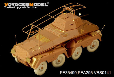 Voyager Model PE35490 1/35 WWII German Sd.Kfz.232 8-Rad Armored Car (Early Version) Photo-Etched Set (for AFV35232)